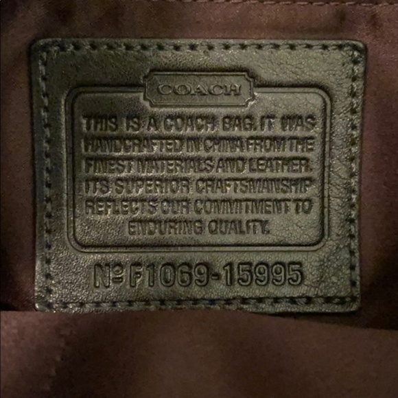 COACH 15995 Vintage DEVIN LEATHER SHOULDER BAG - Picture 2 of 13